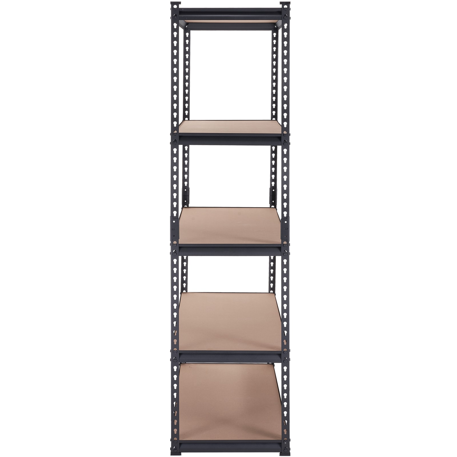 Heavy Duty Metal Storage Shelving 5 Tier Adjustable Utility Rack_voghion.com